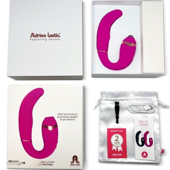 ADRIEN LASTIC - MYG CLITORIS SUCKER AND G-SPOT STIMULATOR PINK ADRIEN LASTIC - 7