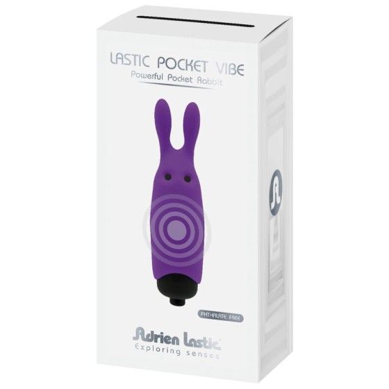 ADRIEN LASTIC - LASTIC POCKET VIOLET RABBIT VIBRATOR ADRIEN LASTIC - 6