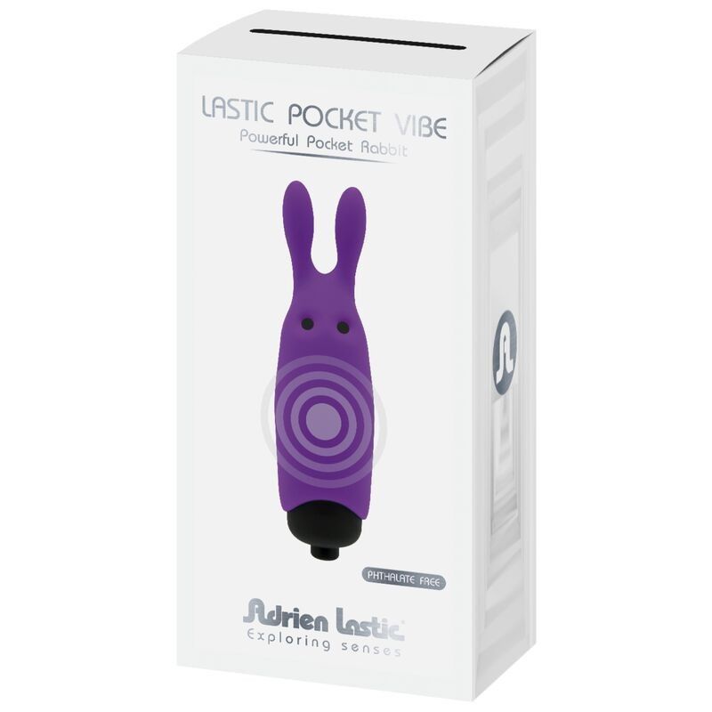 ADRIEN LASTIC - LASTIC POCKET VIOLET RABBIT VIBRATOR ADRIEN LASTIC - 6