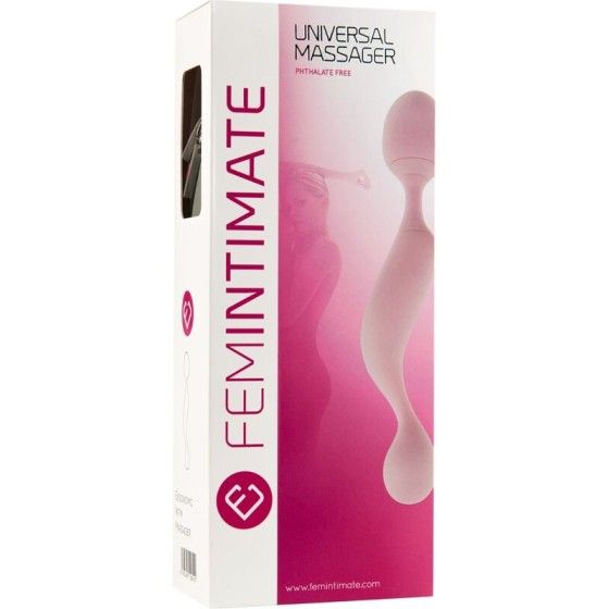 FEMINTIMATE - UNIVERSAL MASSAGER SILICONE VIBRATOR PINK FEMINTIMATE - 5