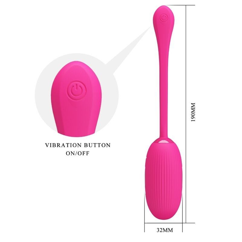 PRETTY LOVE - DOREEN RECHARGEABLE VIBRATING EGG MAGENTA PRETTY LOVE SMART - 4