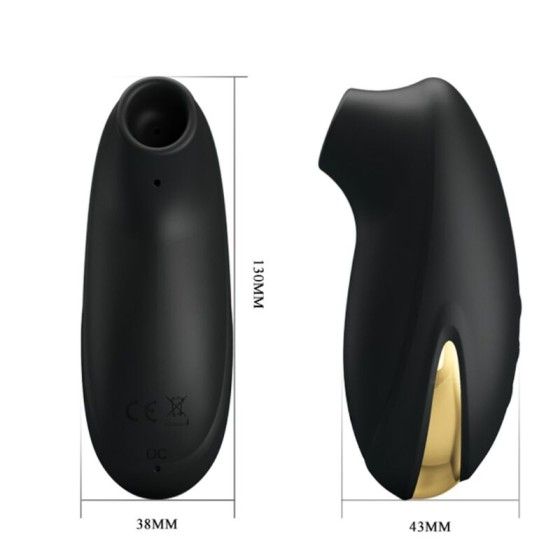 PRETTY LOVE - BLACK RECHARGEABLE LUXURY SUCTION MASSAGER PRETTY LOVE C-TYPE - 6