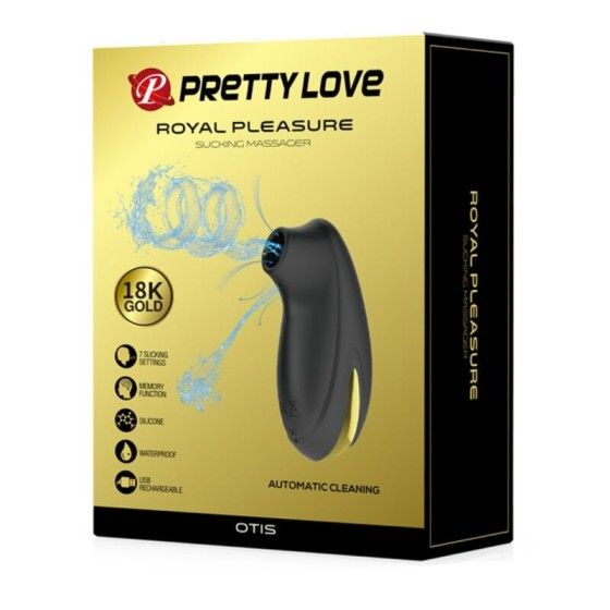 PRETTY LOVE - BLACK RECHARGEABLE LUXURY SUCTION MASSAGER PRETTY LOVE C-TYPE - 11