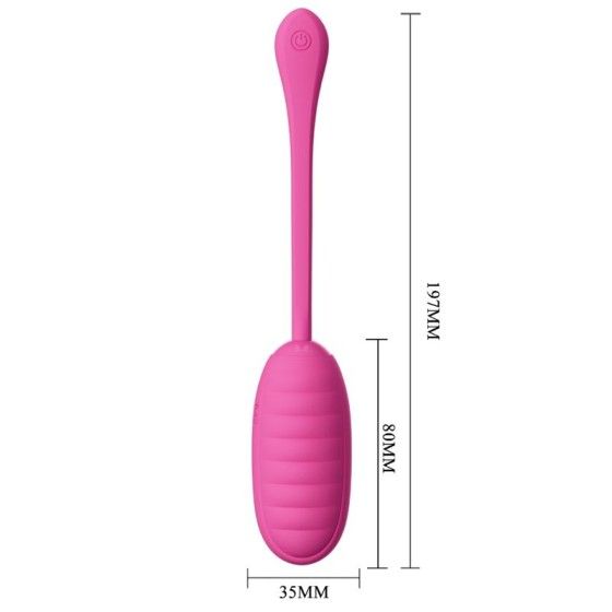 PRETTY LOVE - CATALINA PINK RECHARGEABLE VIBRATING EGG PRETTY LOVE SMART - 4