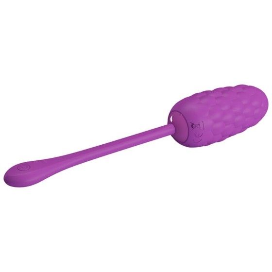 PRETTY LOVE - VIBRATING EGG WITH PURPLE RECHARGEABLE MARINE TEXTURE PRETTY LOVE SMART - 2