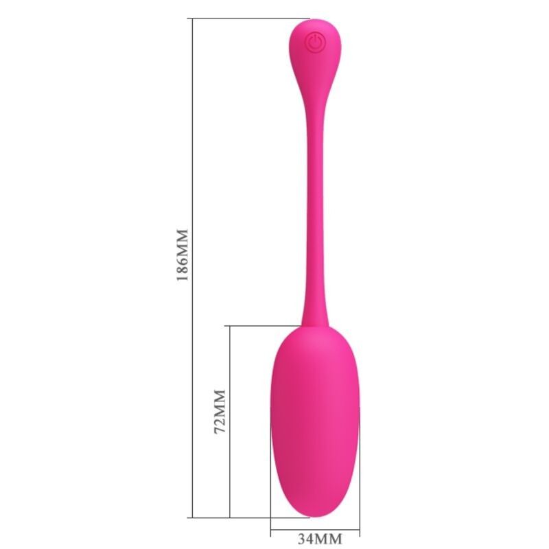 PRETTY LOVE - KNUCKER PINK RECHARGEABLE VIBRATING EGG PRETTY LOVE FLIRTATION - 5