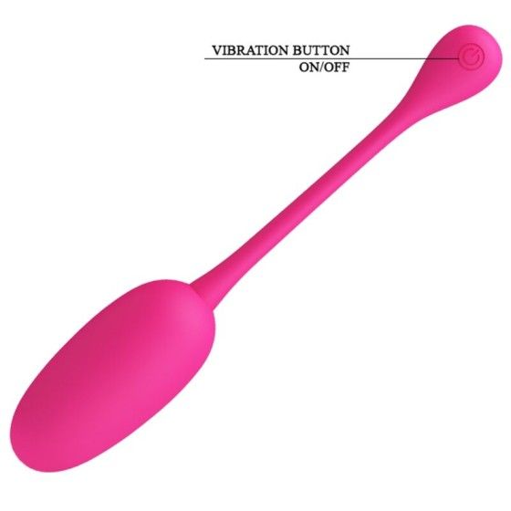 PRETTY LOVE - KNUCKER PINK RECHARGEABLE VIBRATING EGG PRETTY LOVE FLIRTATION - 6