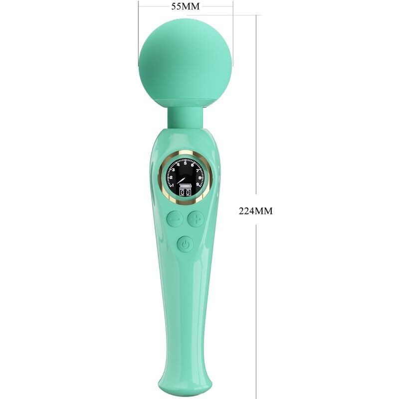 PRETTY LOVE - SKYLER GREEN WAND VIBRATOR PRETTY LOVE LED - 5