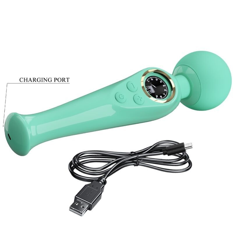 PRETTY LOVE - SKYLER GREEN WAND VIBRATOR PRETTY LOVE LED - 6