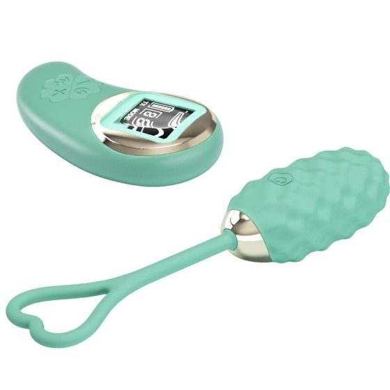 PRETTY LOVE - VIVIAN GREEN REMOTE CONTROL VIBRATING EGG PRETTY LOVE LED - 4