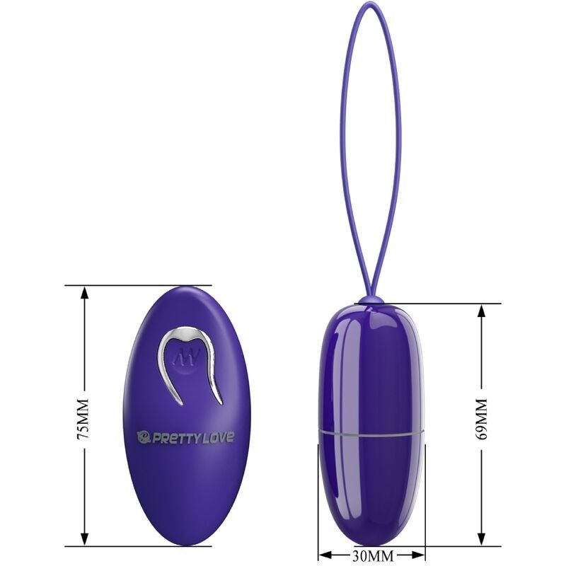 PRETTY LOVE - SELKIE YOUTH MINI VIBRATING EGG VIOLET REMOTE CONTROL PRETTY LOVE YOUTH - 5