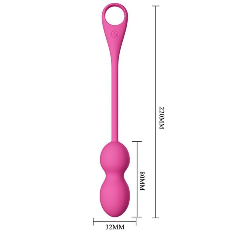 PRETTY LOVE - ELVIRA PINK RECHARGEABLE VIBRATING BALLS PRETTY LOVE SMART - 4