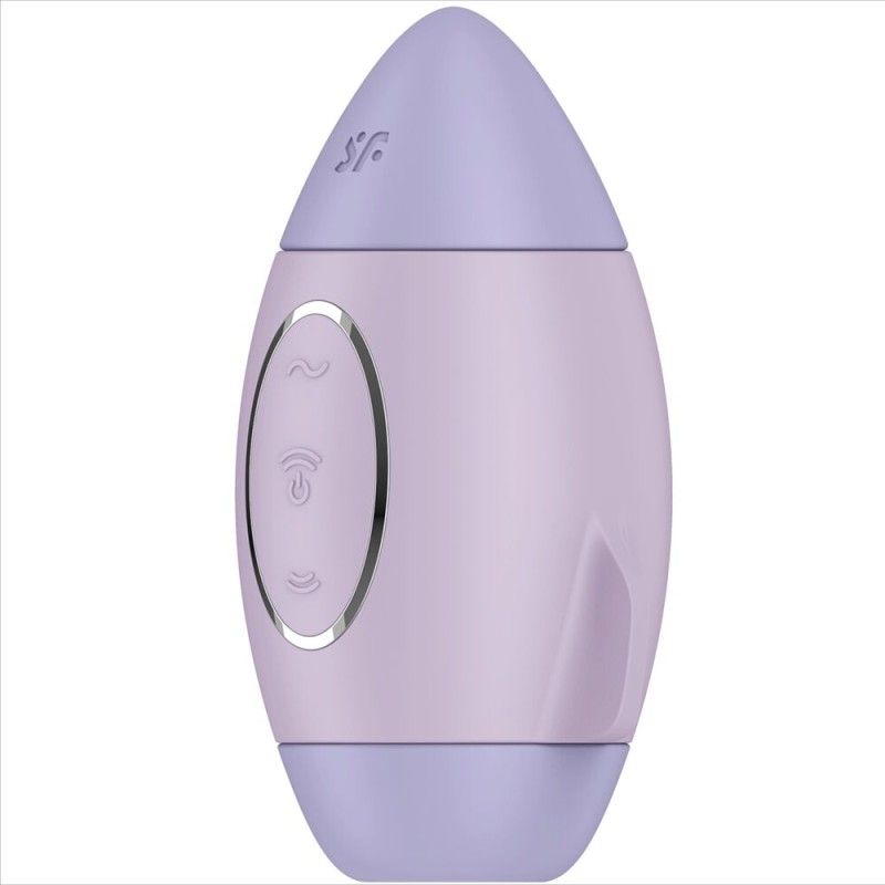 SATISFYER - MISSION CONTROL LILAC SMALL DOUBLE IMPULSE VIBRATOR SATISFYER VIBRATOR - 2