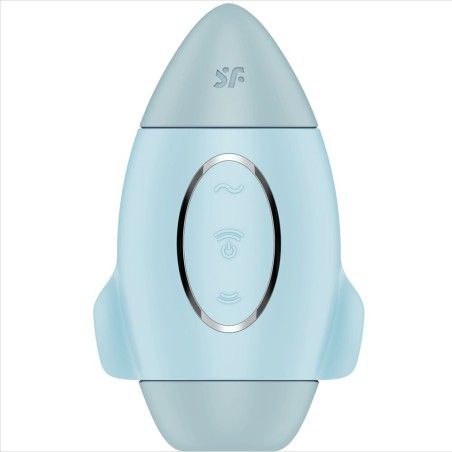 SATISFYER - MISSION CONTROL BLUE SMALL DOUBLE IMPULSE VIBRATOR