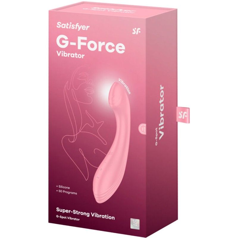 SATISFYER - G-FORCE VIBRATOR G-SPOT STIMULATOR PINK SATISFYER VIBRATOR - 6