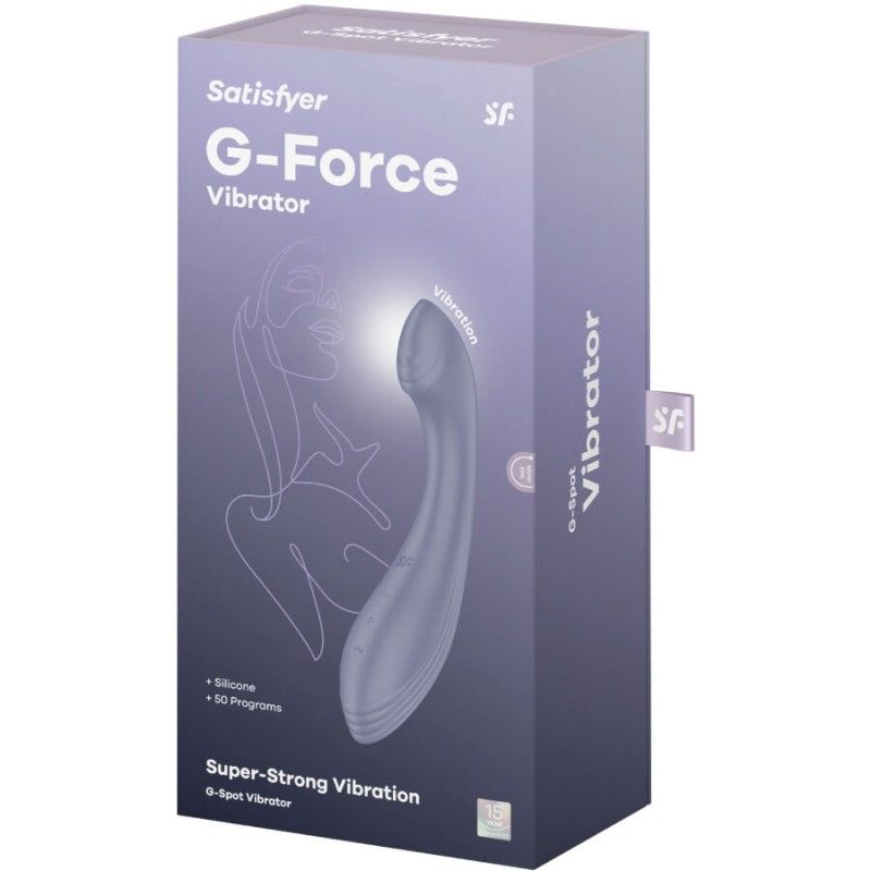 SATISFYER - G-FORCE VIBRATOR G-SPOT STIMULATOR VIOLET SATISFYER VIBRATOR - 6