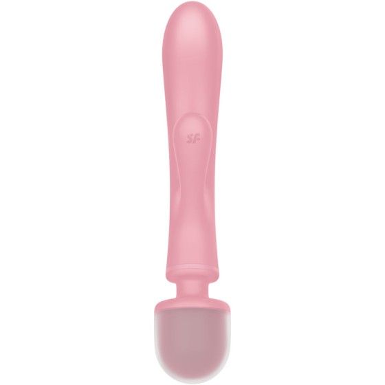 SATISFYER - TRIPLE LOVER RABBIT VIBRATOR MASSAGER PINK SATISFYER VIBRATOR - 4