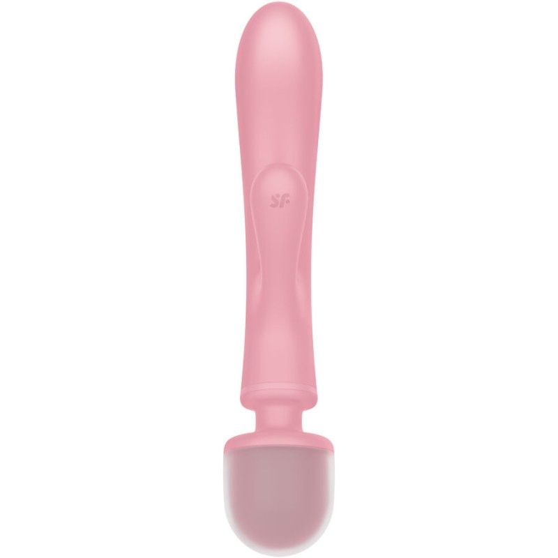 SATISFYER - TRIPLE LOVER RABBIT VIBRATOR MASSAGER PINK SATISFYER VIBRATOR - 4