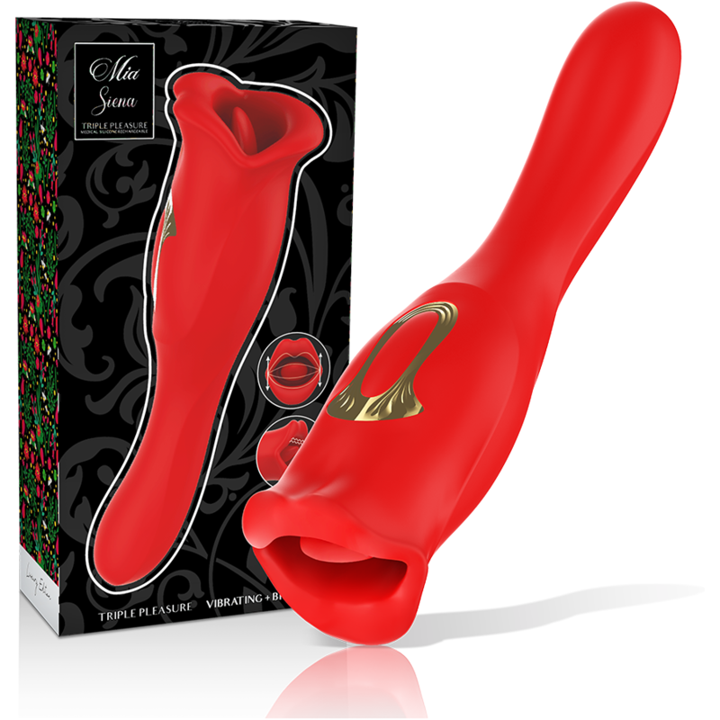 MIA - SIENA TRIPLE PLEASURE VIBRATING + BITING MIA - 2