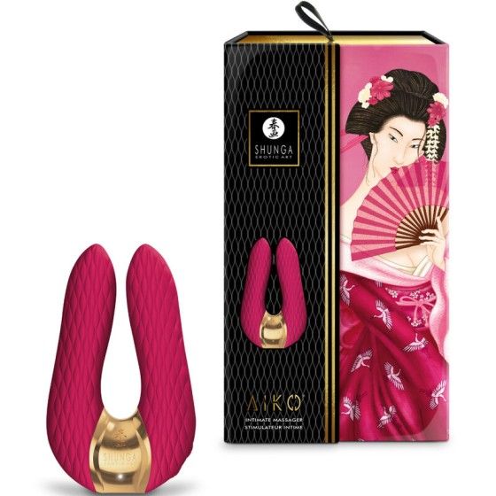 SHUNGA - AIKO INTIMATE MASSAGER FUCHSIA SHUNGA TOYS - 4