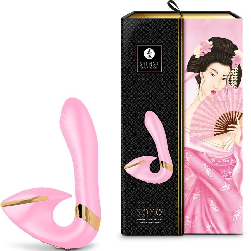 SHUNGA - SOYO INTIMATE MASSAGER PINK SHUNGA TOYS - 3