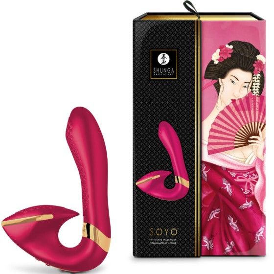 SHUNGA - SOYO INTIMATE MASSAGER FUCHSIA SHUNGA TOYS - 3