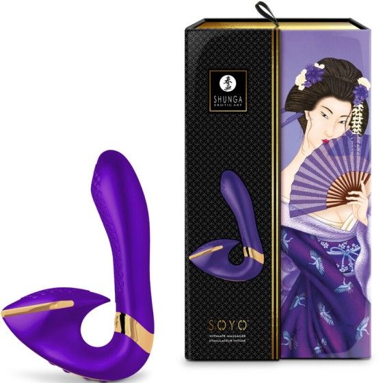 SHUNGA - SOYO INTIMATE MASSAGER VIOLET SHUNGA TOYS - 3