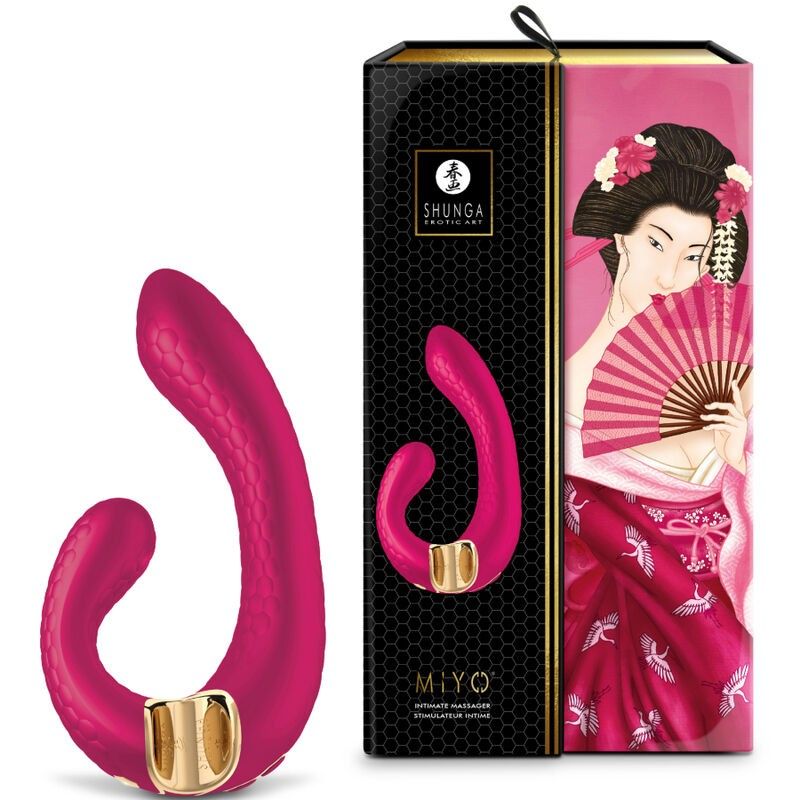 SHUNGA - MIYO INTIMATE MASSAGER FUCHSIA SHUNGA TOYS - 3