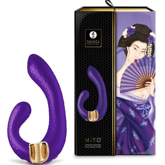 SHUNGA - MIYO INTIMATE MASSAGER VIOLET SHUNGA TOYS - 3