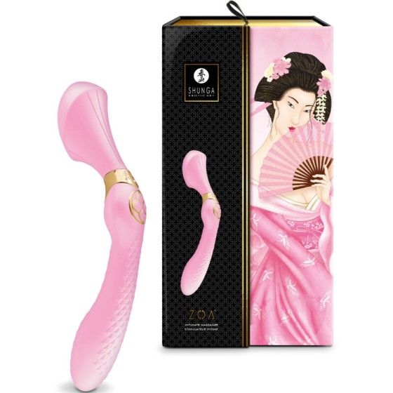 SHUNGA - ZOA INTIMATE MASSAGER PINK SHUNGA TOYS - 3