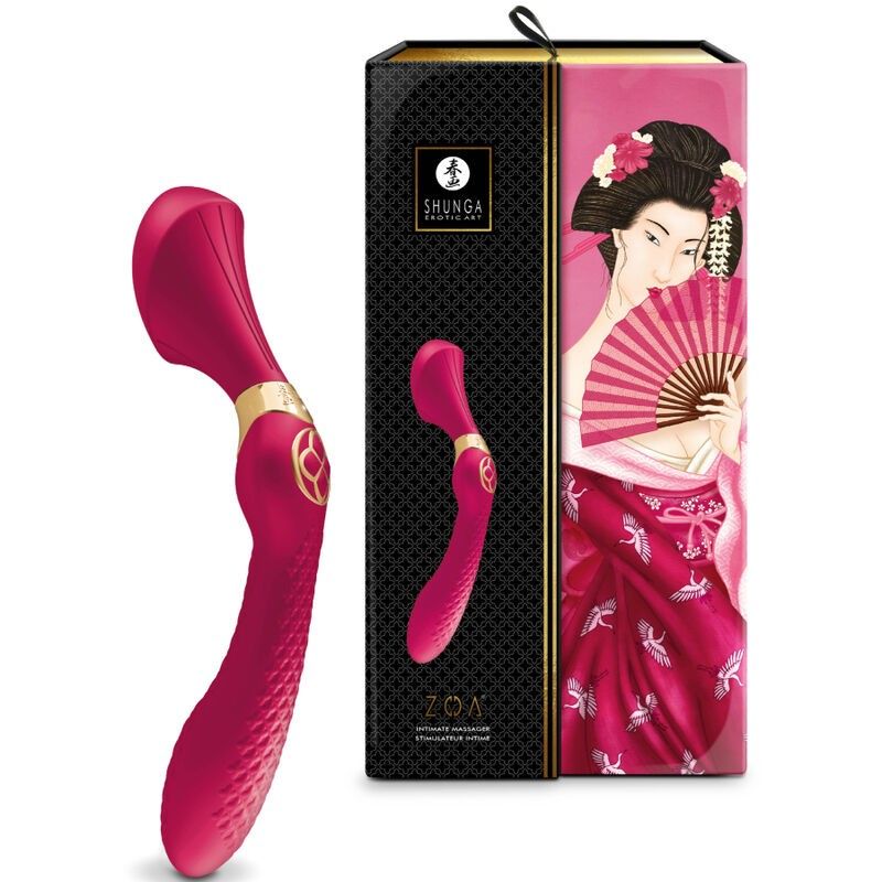 SHUNGA - ZOA INTIMATE MASSAGER FUCHSIA SHUNGA TOYS - 3