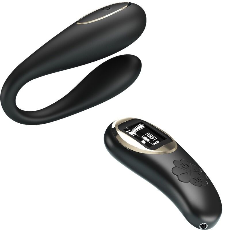 PRETTY LOVE - NATHAN DOUBLE PLEASURE VIBRATOR REMOTE CONTROL PRETTY LOVE C-TYPE - 2