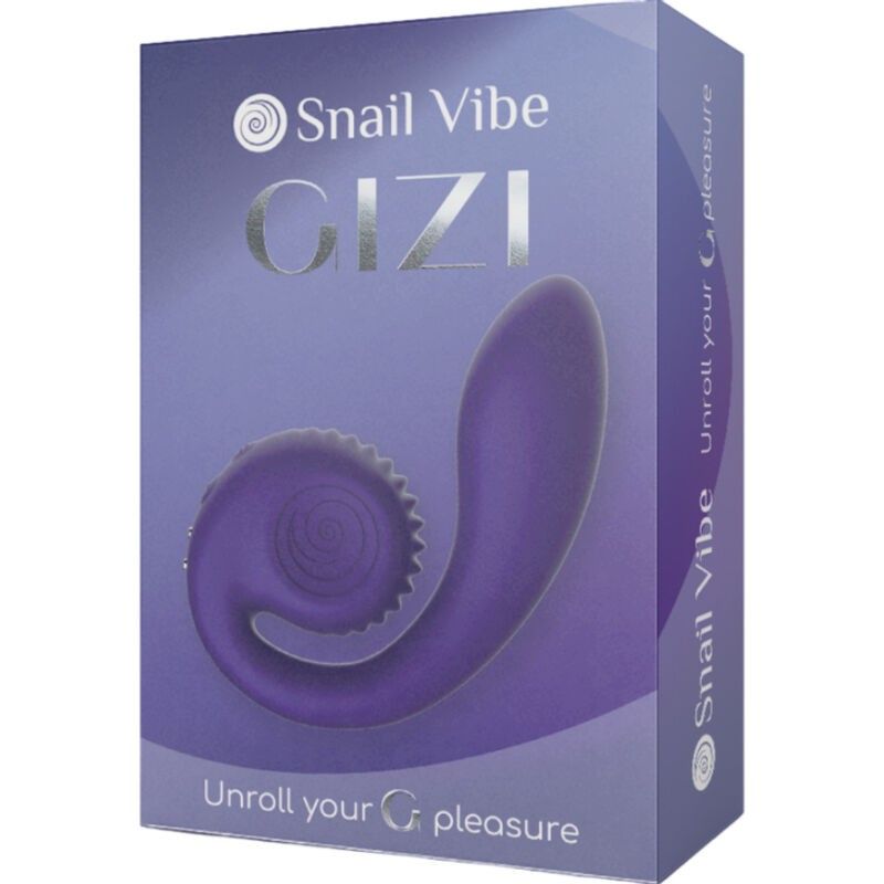 SNAIL VIBE - GIZI DUAL STIMULATOR PURPLE SNAIL VIBE - 4