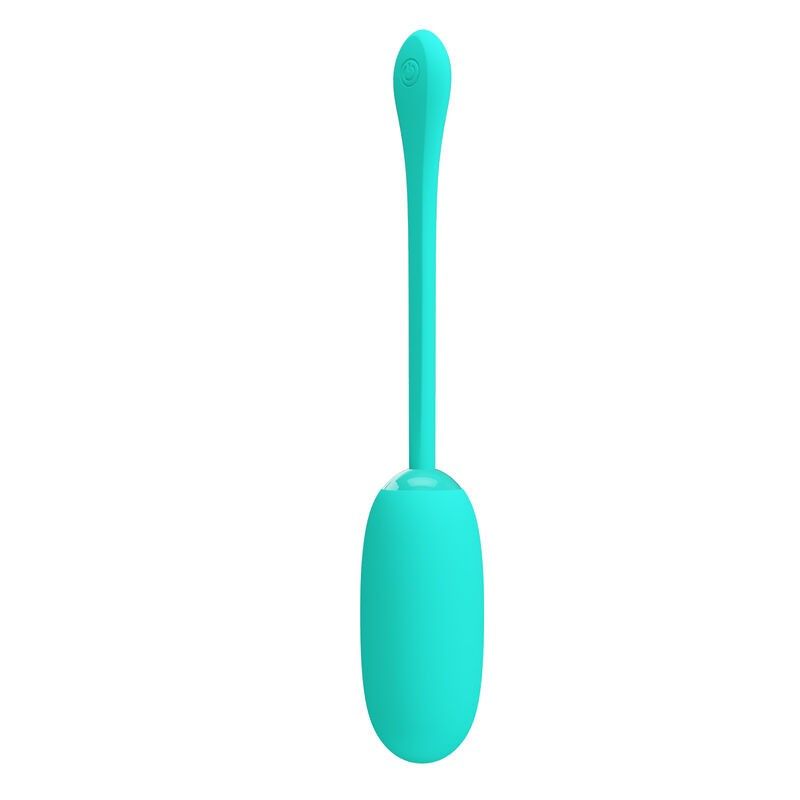 PRETTY LOVE - JULIUS WATERPROOF-RECHARGEABLE VIBRATING EGG AQUA GREEN PRETTY LOVE SMART - 3