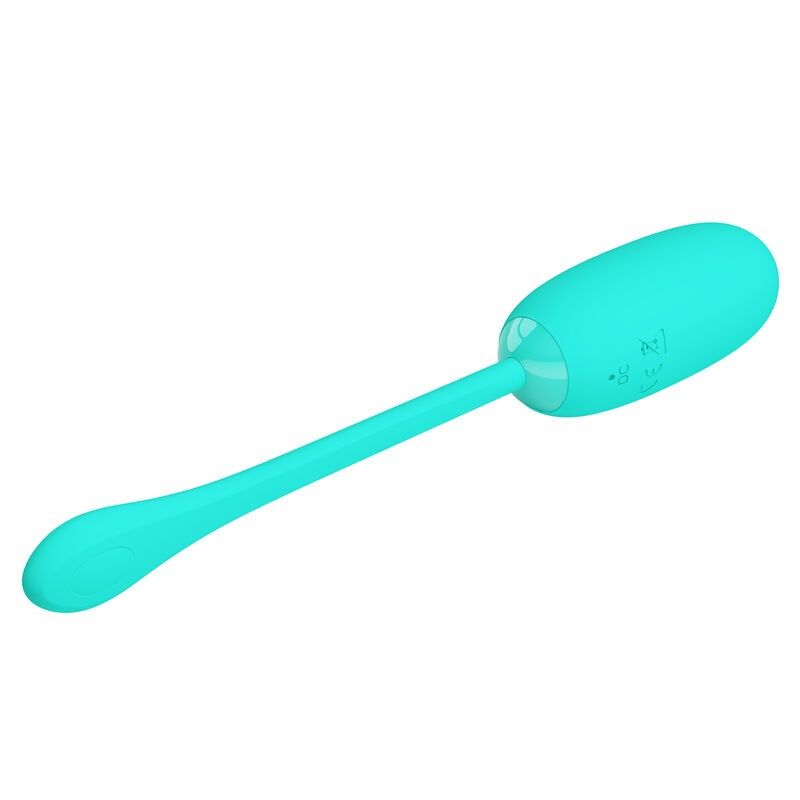 PRETTY LOVE - JULIUS WATERPROOF-RECHARGEABLE VIBRATING EGG AQUA GREEN PRETTY LOVE SMART - 5