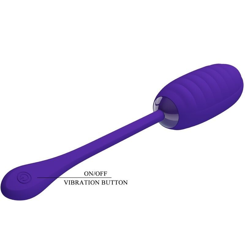 PRETTY LOVE - KIRK RECHARGEABLE VIBRATING EGG PURPLE PRETTY LOVE SMART - 7