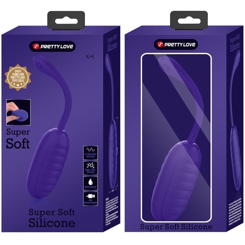 PRETTY LOVE - KIRK RECHARGEABLE VIBRATING EGG PURPLE PRETTY LOVE SMART - 9