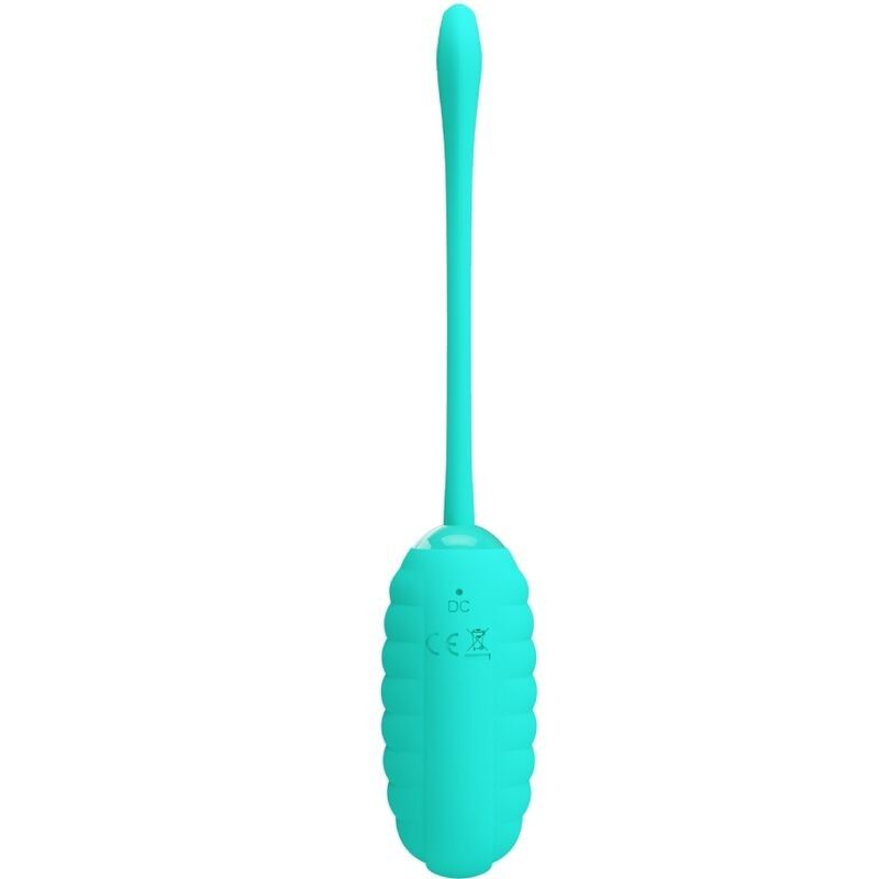 PRETTY LOVE - KIRK RECHARGEABLE VIBRATING EGG AQUA GREEN PRETTY LOVE SMART - 2