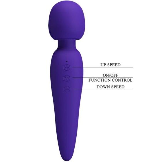 PRETTY LOVE - MEREDITH MASSAGER 12 VIBRATION MODES PURPLE PRETTY LOVE SMART - 7