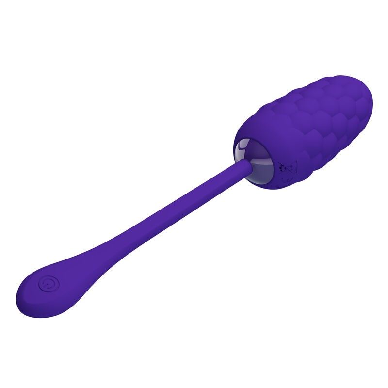 PRETTY LOVE - VIBRATING EGG WITH PURPLE RECHARGEABLE MARINE TEXTURE PRETTY LOVE SMART - 2