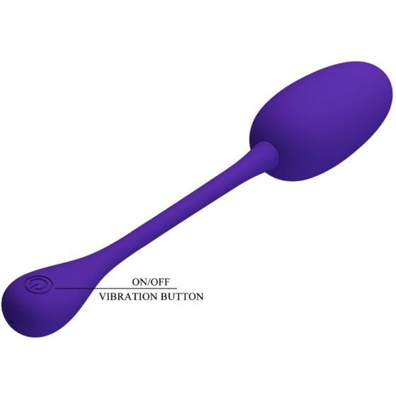 PRETTY LOVE - KNUCKER PURPLE RECHARGEABLE VIBRATING EGG PRETTY LOVE FLIRTATION - 7