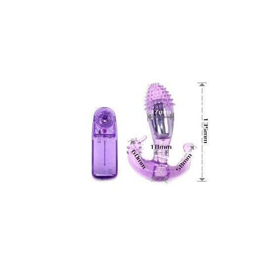 BAILE - LILAC VAGINAL AND ANAL STIMULATOR WITH VIBRATION