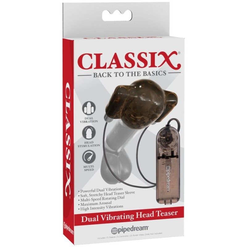 CLASSIX - DUAL VIBRATING HEAD TEASER CLASSIX - 4