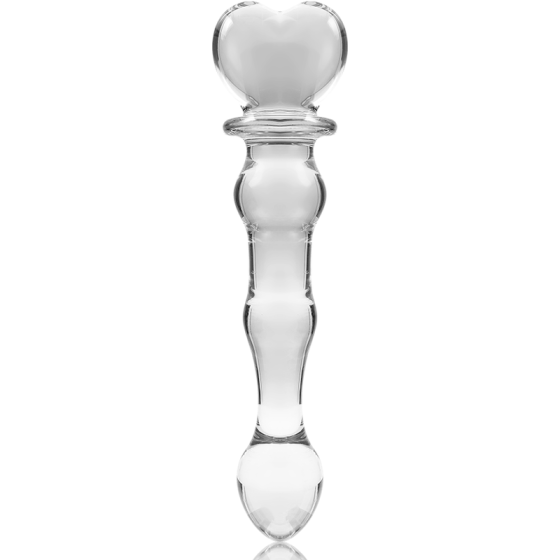 NEBULA SERIES BY IBIZA - MODEL 21 DILDO BOROSILICATE GLASS 20.5 X 3.5 CM CLEAR NEBULA SERIES BY IBIZA - 3