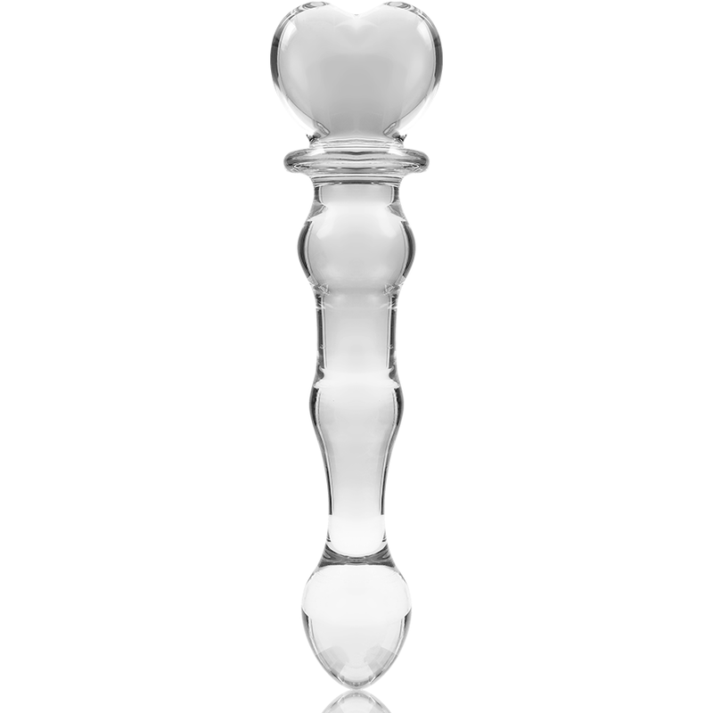 NEBULA SERIES BY IBIZA - MODEL 21 DILDO BOROSILICATE GLASS 20.5 X 3.5 CM CLEAR NEBULA SERIES BY IBIZA - 3