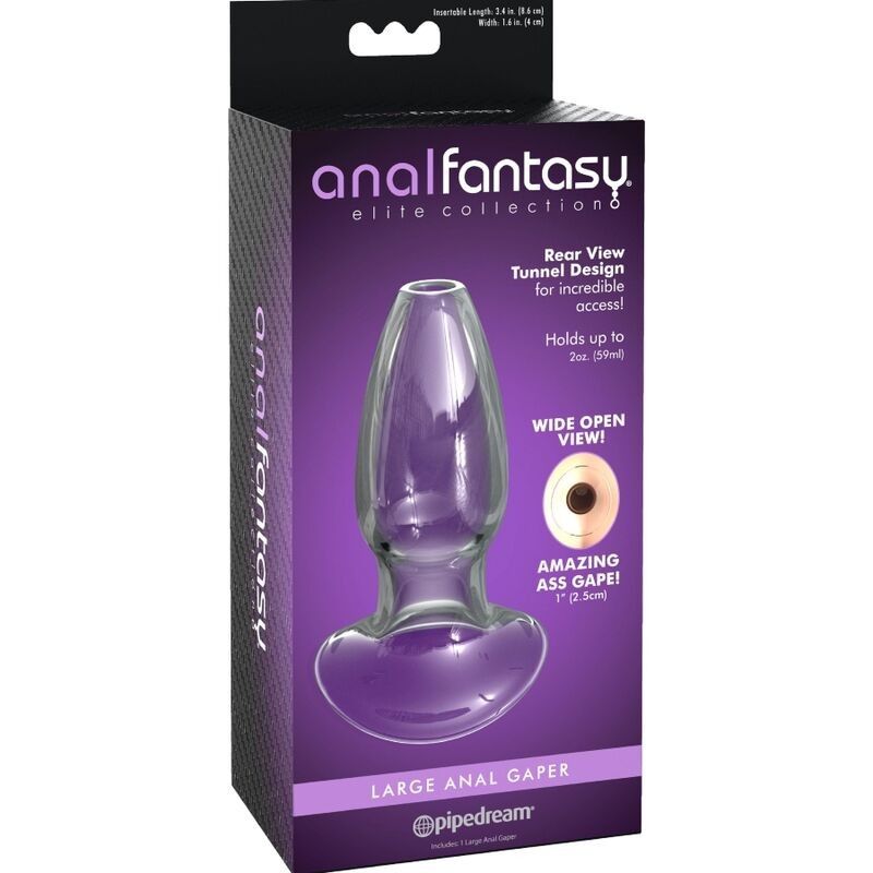 ANAL FANTASY ELITE COLLECTION - ANAL GAPER CRYSTAL DILATOR SIZE M ANAL FANTASY ELITE COLLECTION - 3