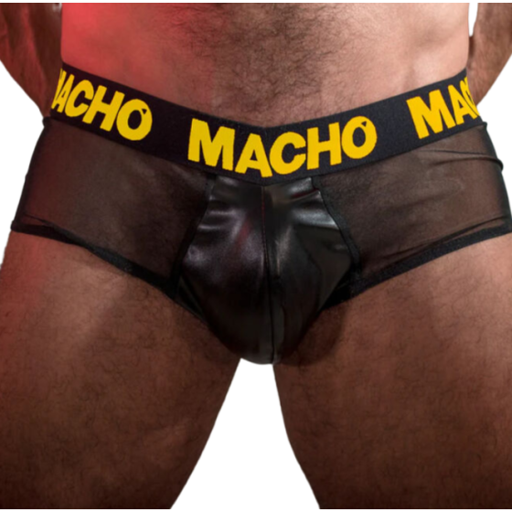 MACHO - MX24AN SLIP YELLOW M MACHO UNDERWEAR - 1
