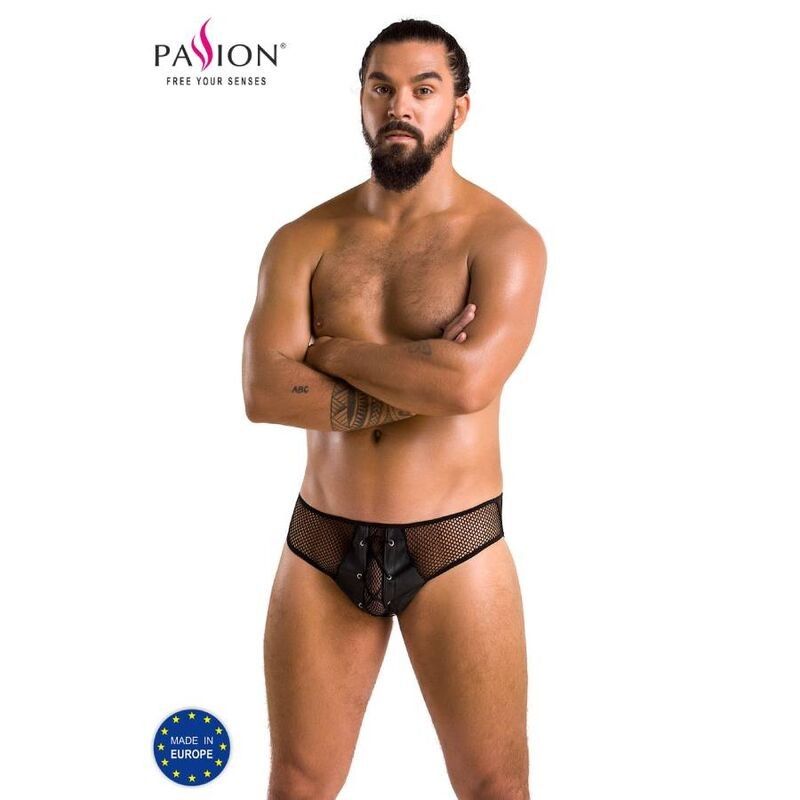 PASSION - 035 SLIP RICHARD BLACK S/M PASSION MEN - 1