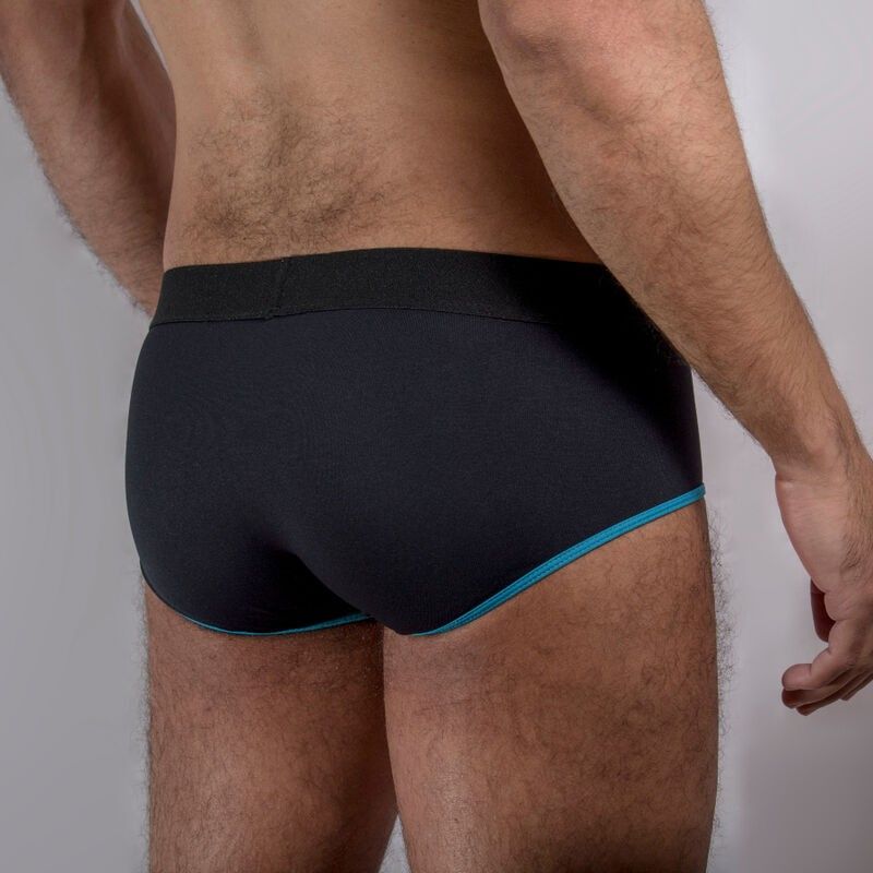 MACHO - MS24B BRIEF UNDERPANTS DARK BLUE S MACHO UNDERWEAR - 3