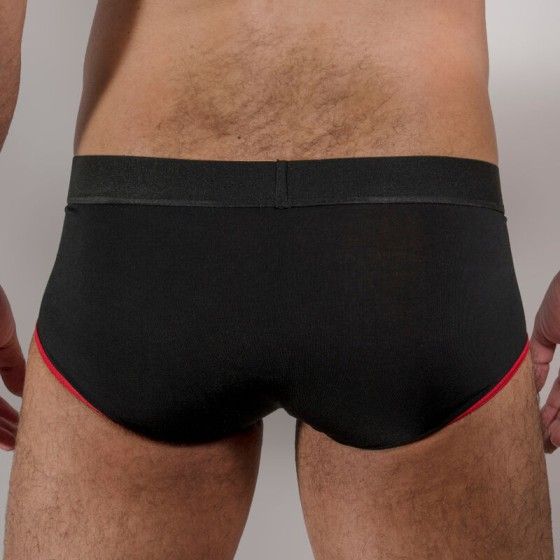 MACHO - MS24R BRIEF UNDERPANTS DARK RED XL MACHO UNDERWEAR - 3